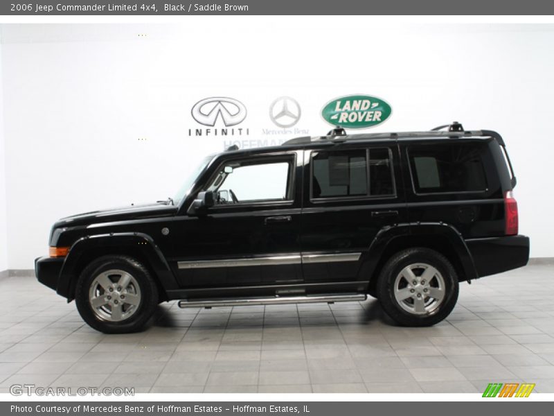 Black / Saddle Brown 2006 Jeep Commander Limited 4x4