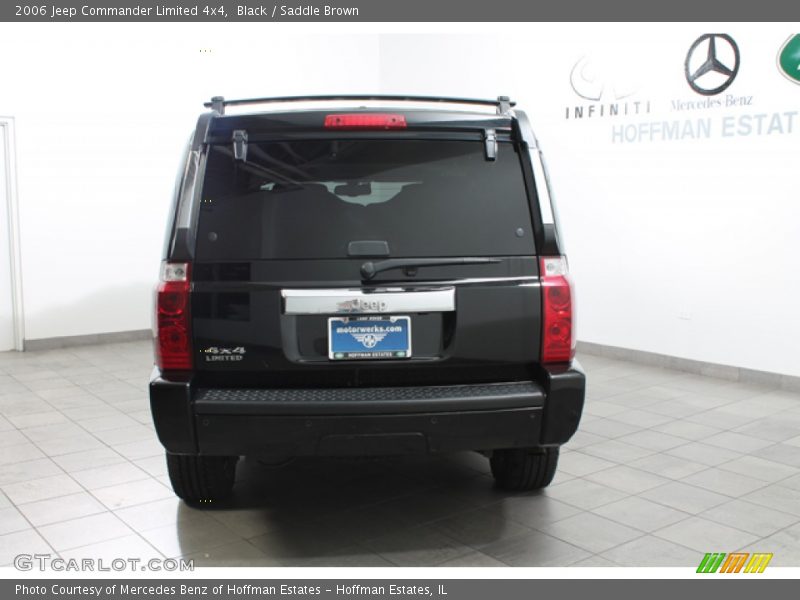 Black / Saddle Brown 2006 Jeep Commander Limited 4x4