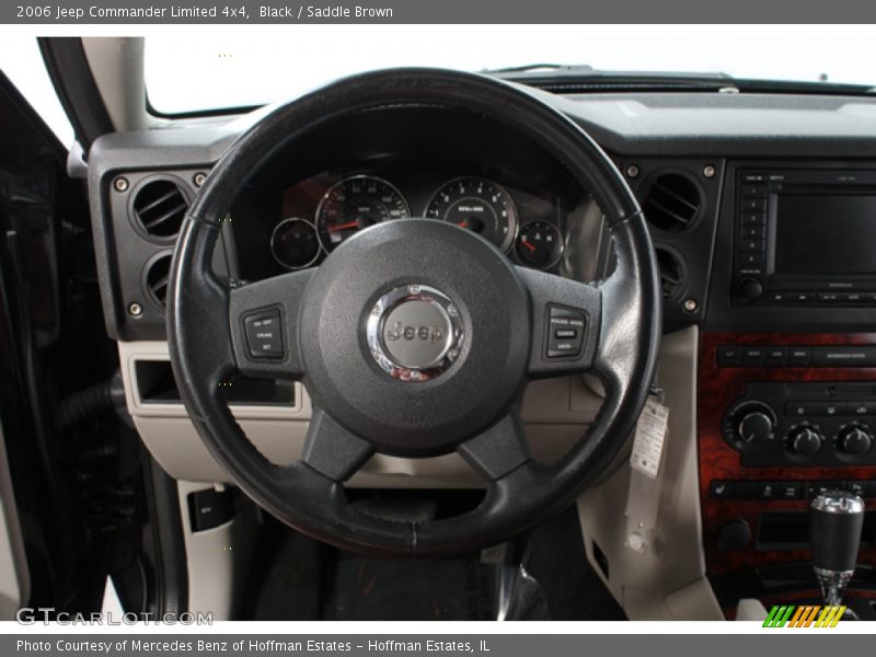 Black / Saddle Brown 2006 Jeep Commander Limited 4x4