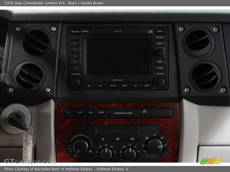 Black / Saddle Brown 2006 Jeep Commander Limited 4x4