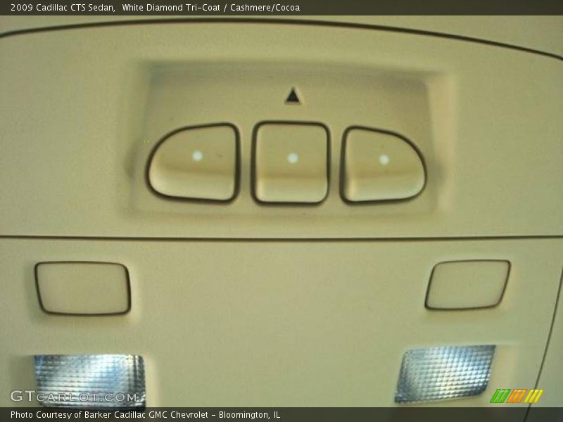 White Diamond Tri-Coat / Cashmere/Cocoa 2009 Cadillac CTS Sedan