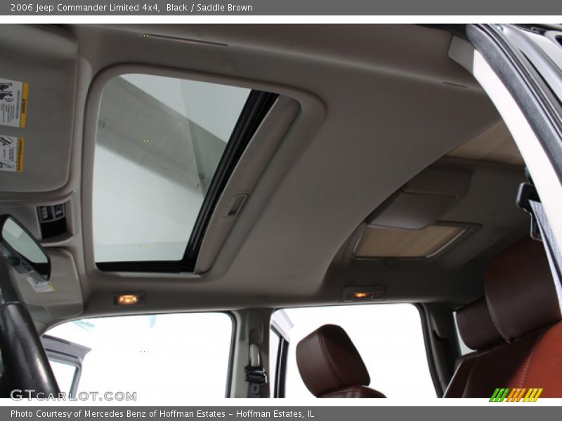 Black / Saddle Brown 2006 Jeep Commander Limited 4x4