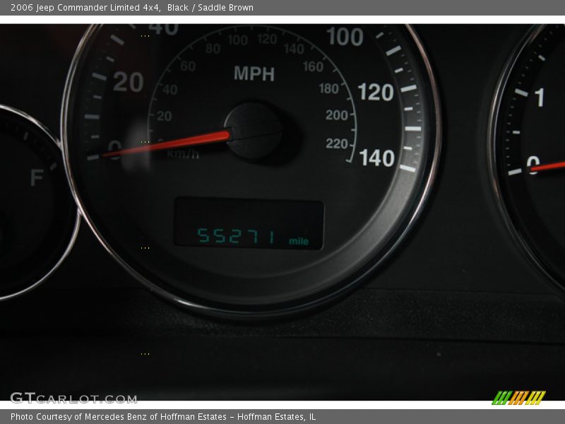 Black / Saddle Brown 2006 Jeep Commander Limited 4x4
