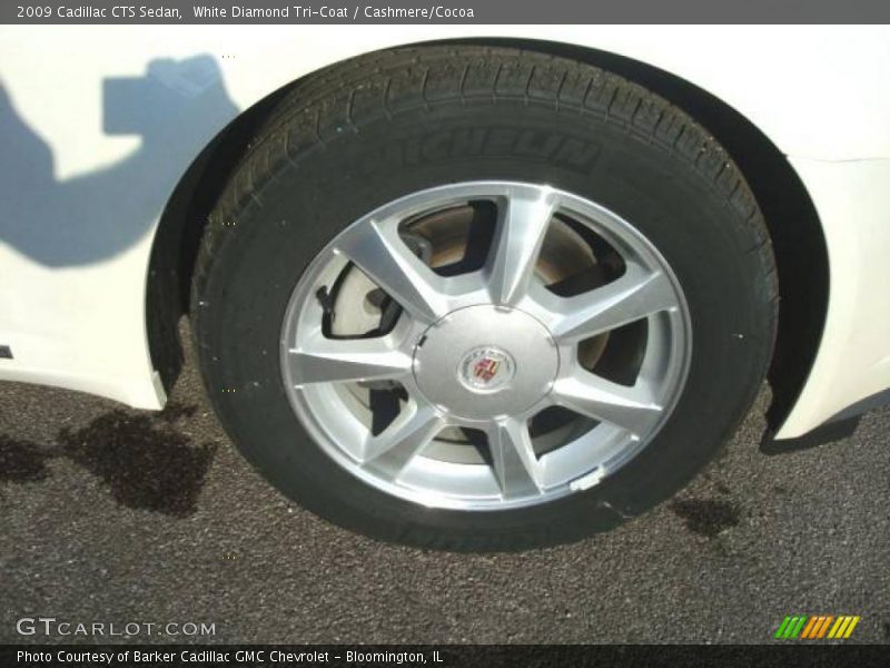 White Diamond Tri-Coat / Cashmere/Cocoa 2009 Cadillac CTS Sedan
