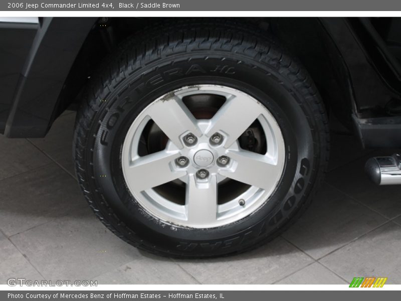 Black / Saddle Brown 2006 Jeep Commander Limited 4x4