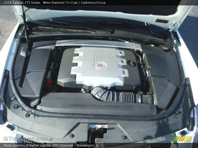 White Diamond Tri-Coat / Cashmere/Cocoa 2009 Cadillac CTS Sedan