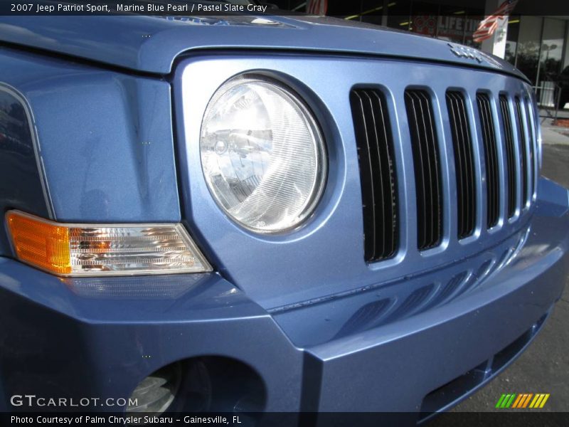 Marine Blue Pearl / Pastel Slate Gray 2007 Jeep Patriot Sport