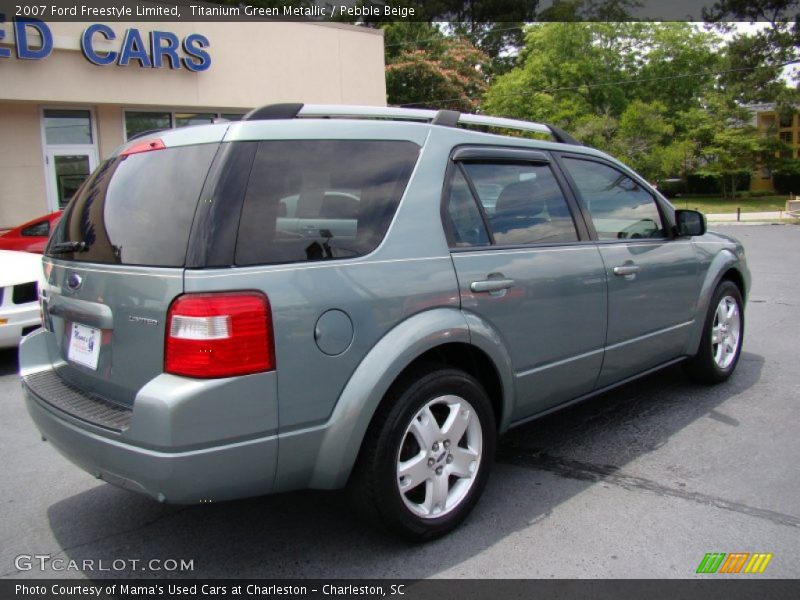 Titanium Green Metallic / Pebble Beige 2007 Ford Freestyle Limited