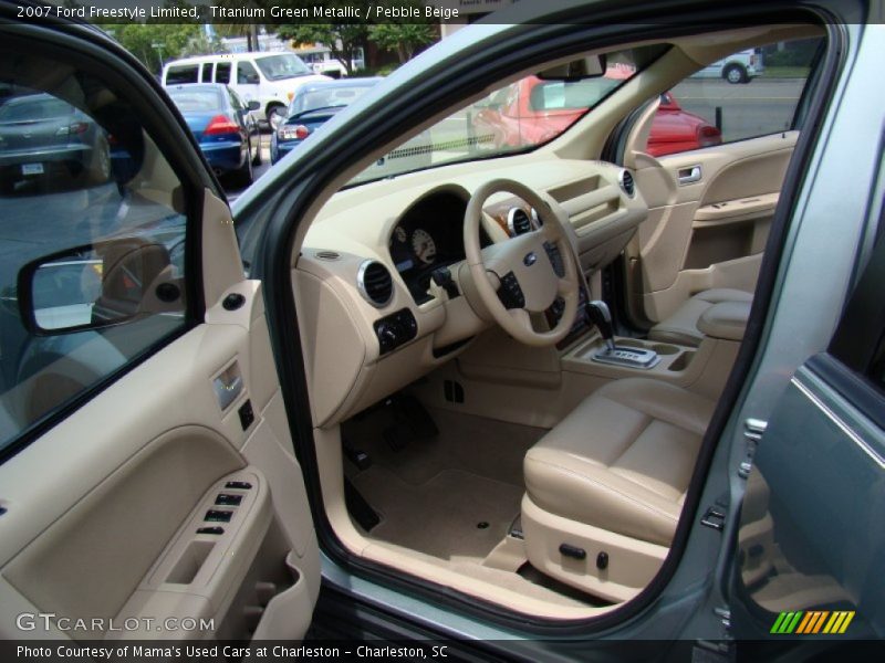 Titanium Green Metallic / Pebble Beige 2007 Ford Freestyle Limited