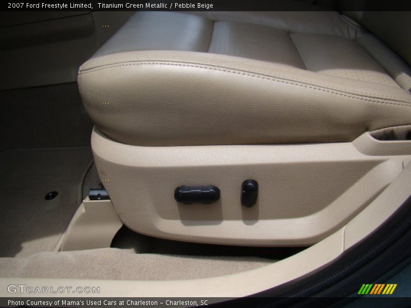 Titanium Green Metallic / Pebble Beige 2007 Ford Freestyle Limited