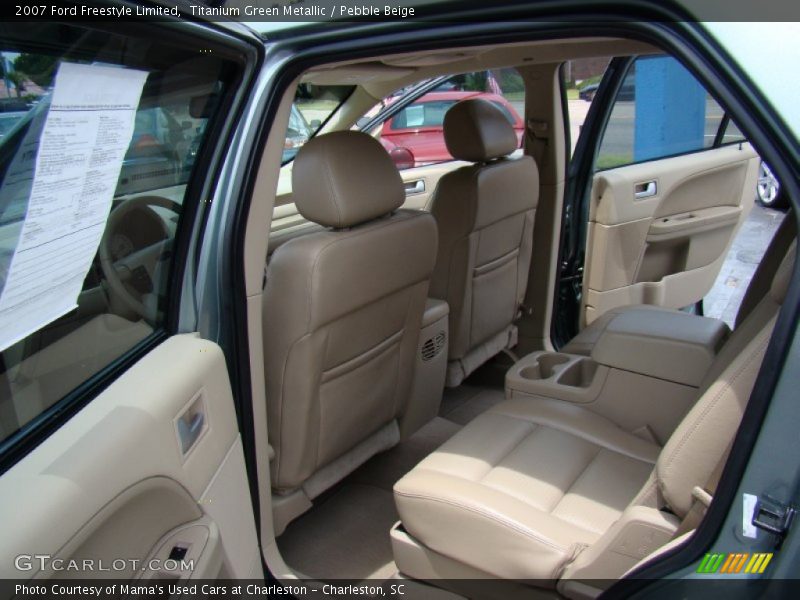 Titanium Green Metallic / Pebble Beige 2007 Ford Freestyle Limited