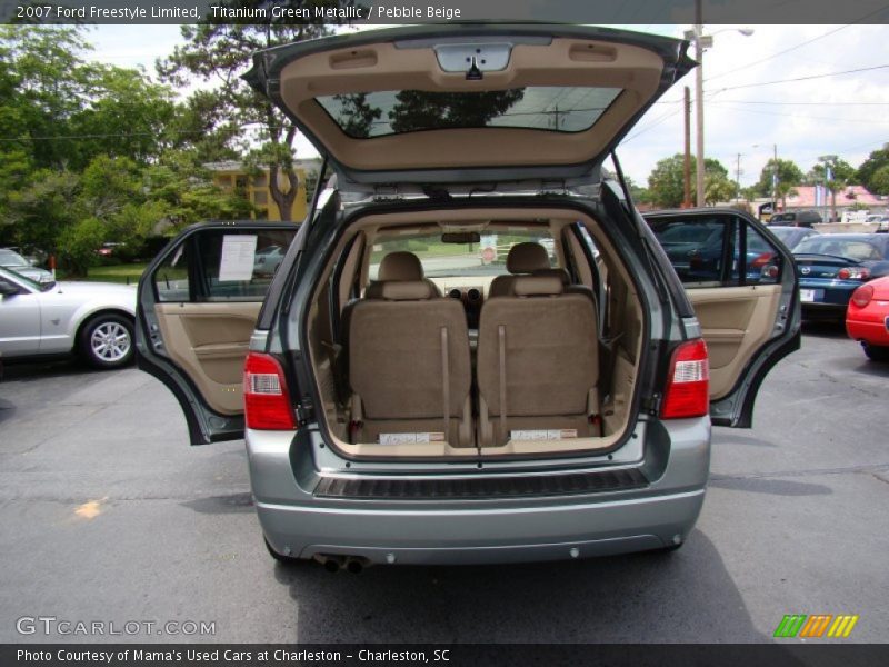 Titanium Green Metallic / Pebble Beige 2007 Ford Freestyle Limited