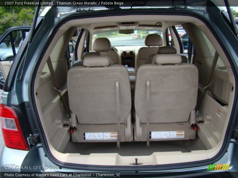 Titanium Green Metallic / Pebble Beige 2007 Ford Freestyle Limited