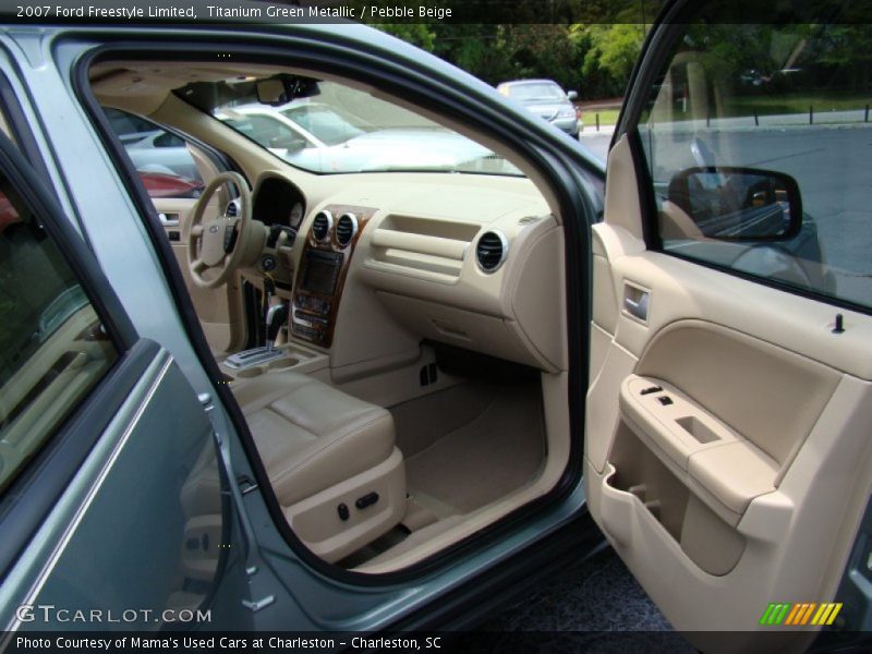 Titanium Green Metallic / Pebble Beige 2007 Ford Freestyle Limited