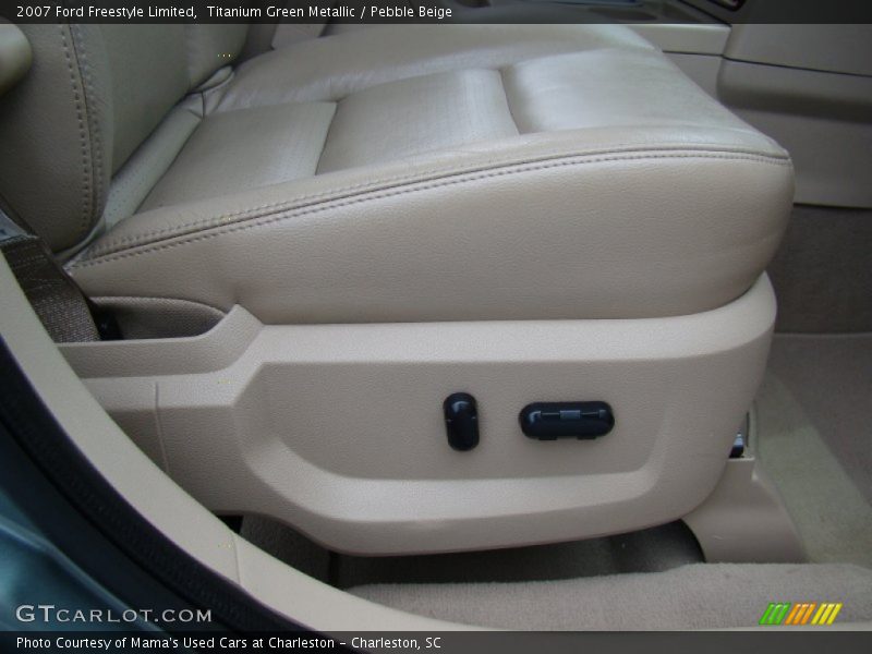 Titanium Green Metallic / Pebble Beige 2007 Ford Freestyle Limited