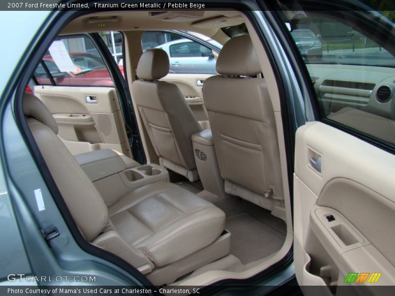 Titanium Green Metallic / Pebble Beige 2007 Ford Freestyle Limited