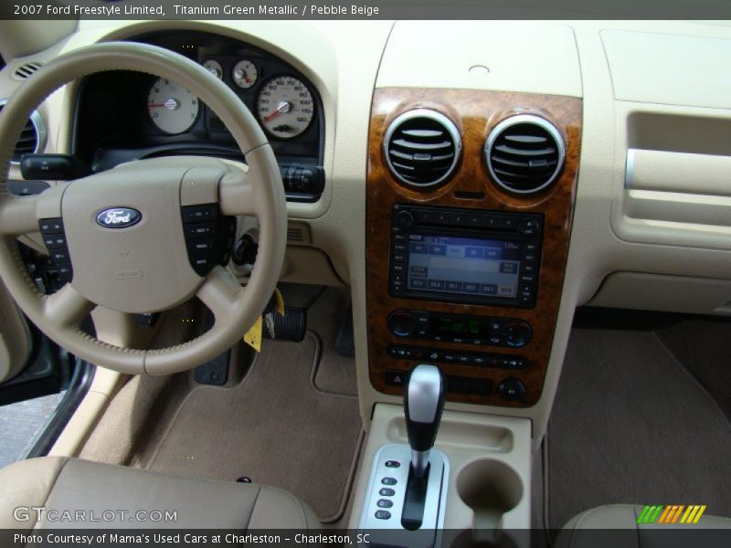 Titanium Green Metallic / Pebble Beige 2007 Ford Freestyle Limited