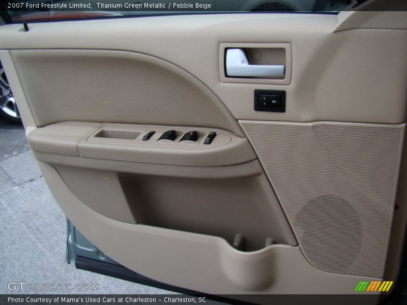 Titanium Green Metallic / Pebble Beige 2007 Ford Freestyle Limited