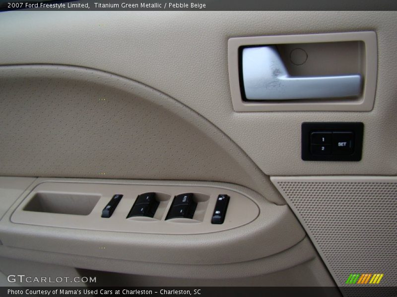Titanium Green Metallic / Pebble Beige 2007 Ford Freestyle Limited