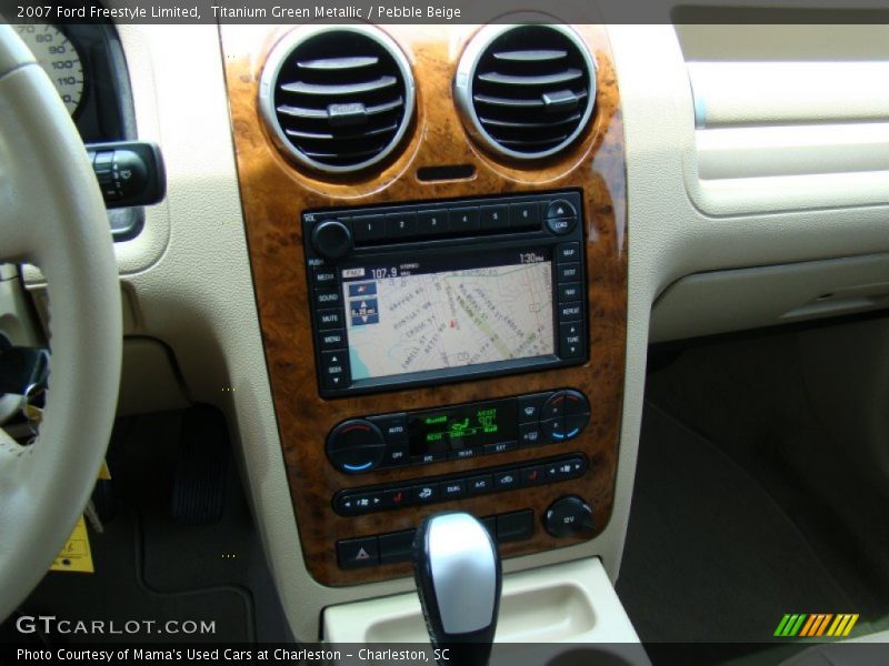 Titanium Green Metallic / Pebble Beige 2007 Ford Freestyle Limited