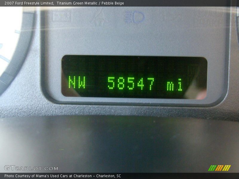 Titanium Green Metallic / Pebble Beige 2007 Ford Freestyle Limited