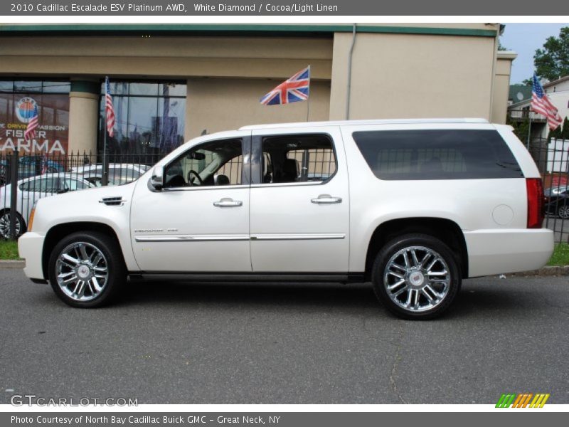  2010 Escalade ESV Platinum AWD White Diamond