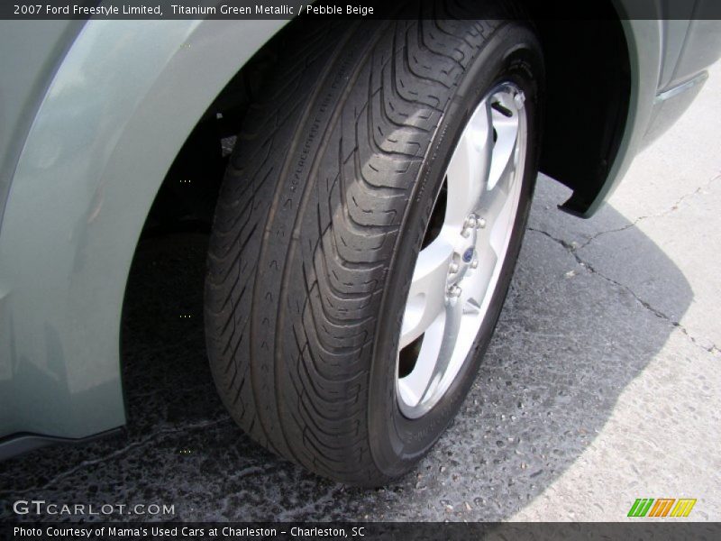 Titanium Green Metallic / Pebble Beige 2007 Ford Freestyle Limited