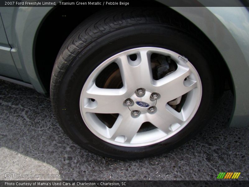 Titanium Green Metallic / Pebble Beige 2007 Ford Freestyle Limited