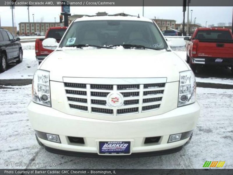 White Diamond / Cocoa/Cashmere 2009 Cadillac Escalade AWD