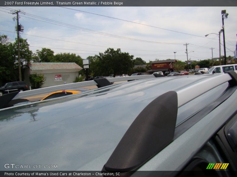 Titanium Green Metallic / Pebble Beige 2007 Ford Freestyle Limited