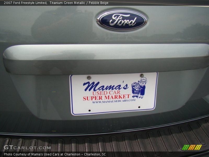 Titanium Green Metallic / Pebble Beige 2007 Ford Freestyle Limited