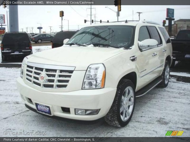 White Diamond / Cocoa/Cashmere 2009 Cadillac Escalade AWD