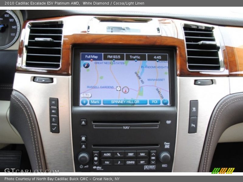 Navigation of 2010 Escalade ESV Platinum AWD