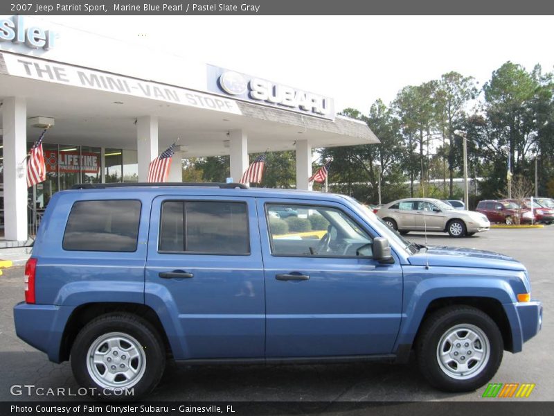 Marine Blue Pearl / Pastel Slate Gray 2007 Jeep Patriot Sport
