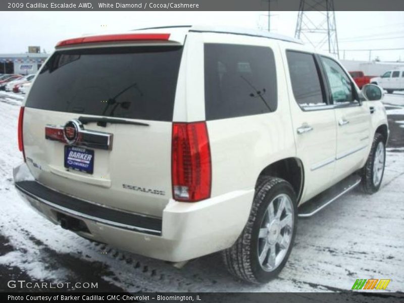 White Diamond / Cocoa/Cashmere 2009 Cadillac Escalade AWD