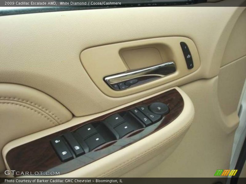 White Diamond / Cocoa/Cashmere 2009 Cadillac Escalade AWD