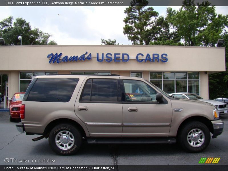Arizona Beige Metallic / Medium Parchment 2001 Ford Expedition XLT