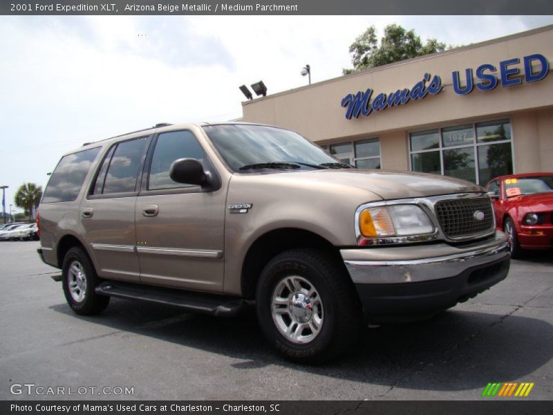 Arizona Beige Metallic / Medium Parchment 2001 Ford Expedition XLT