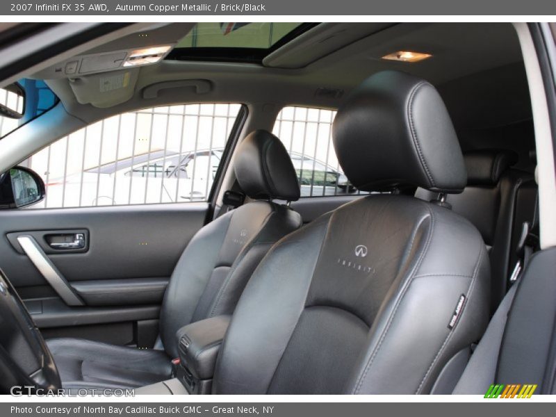 Autumn Copper Metallic / Brick/Black 2007 Infiniti FX 35 AWD