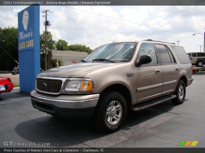 Arizona Beige Metallic / Medium Parchment 2001 Ford Expedition XLT