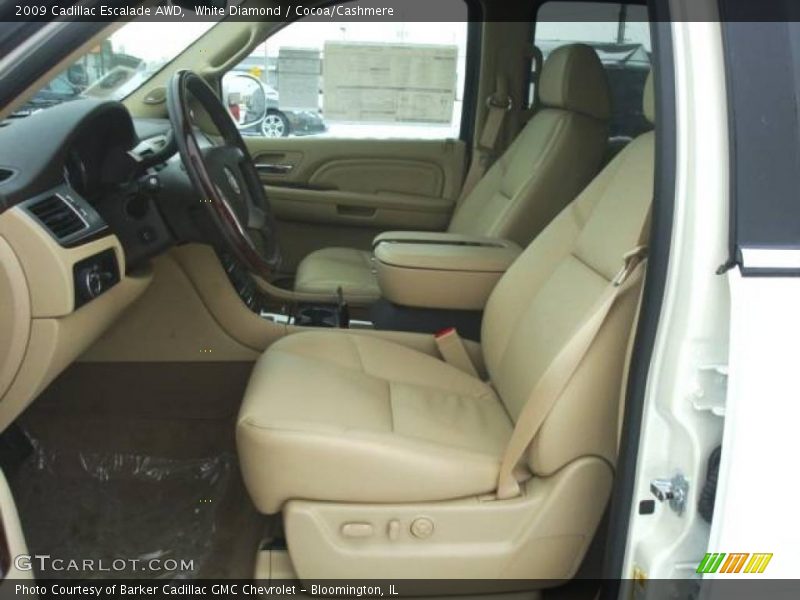 White Diamond / Cocoa/Cashmere 2009 Cadillac Escalade AWD