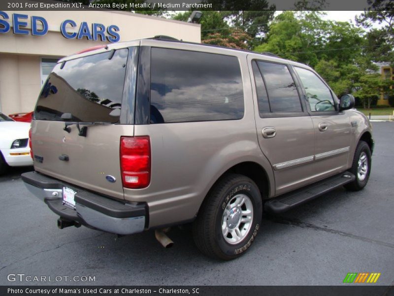 Arizona Beige Metallic / Medium Parchment 2001 Ford Expedition XLT