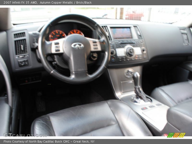 Autumn Copper Metallic / Brick/Black 2007 Infiniti FX 35 AWD