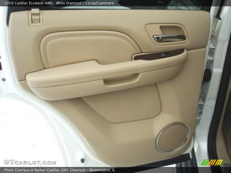 White Diamond / Cocoa/Cashmere 2009 Cadillac Escalade AWD