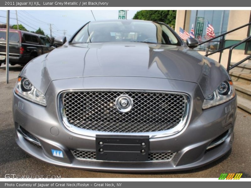Lunar Grey Metallic / Jet Black/Ivory 2011 Jaguar XJ XJL