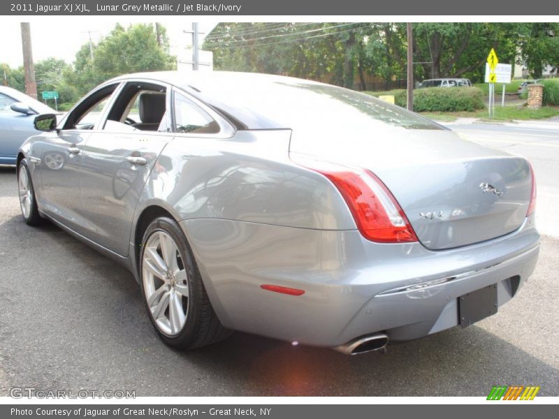 Lunar Grey Metallic / Jet Black/Ivory 2011 Jaguar XJ XJL