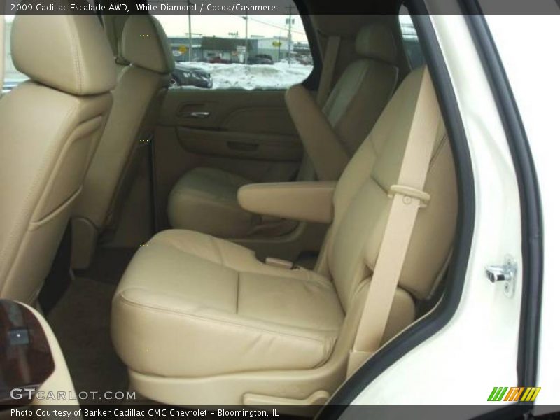 White Diamond / Cocoa/Cashmere 2009 Cadillac Escalade AWD