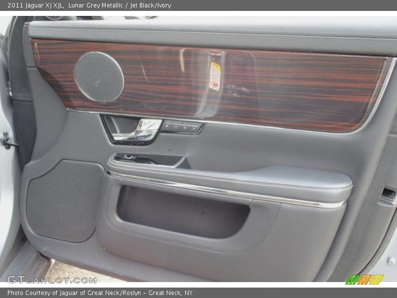 Lunar Grey Metallic / Jet Black/Ivory 2011 Jaguar XJ XJL