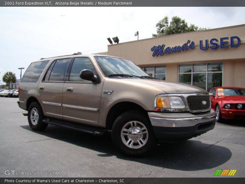 Arizona Beige Metallic / Medium Parchment 2001 Ford Expedition XLT
