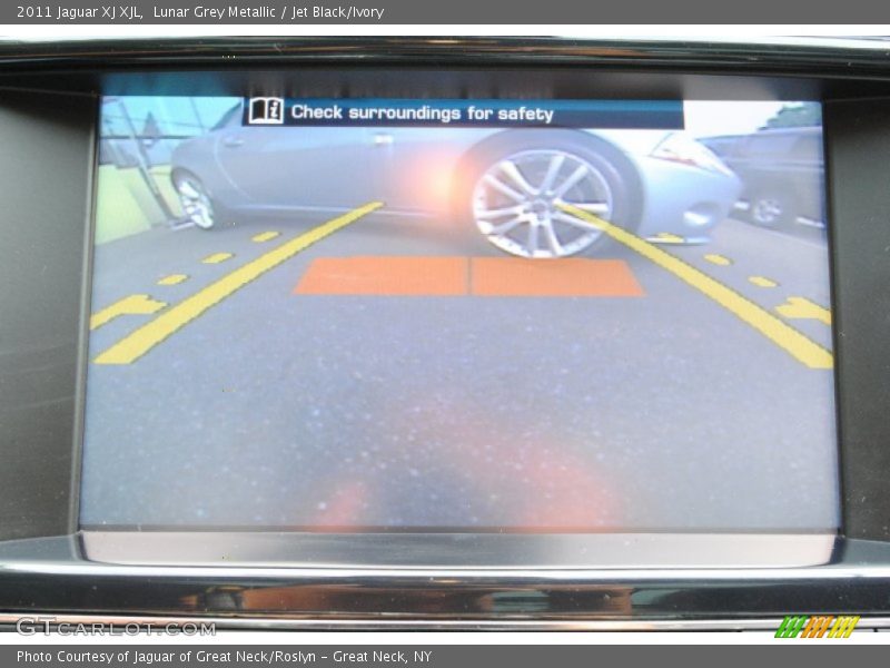 Lunar Grey Metallic / Jet Black/Ivory 2011 Jaguar XJ XJL